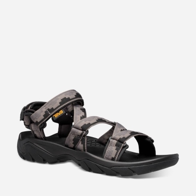 Teva Terra Fi 5 Sport - Men's Teva Sandals - Dark Grey | India (IMKS98102)